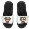 Merry Christmas African American Santa With Wreath Slide Sandal -Noel Outfits Store pmd.2526785540.202.25097035.s3.1 front customized2 f5f5f5 none x75y56 90 800x800 1