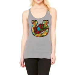 Christmas Horseshoe Racerback Tank