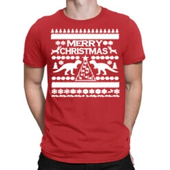 T Rex Ugly Christmas T-Shirt