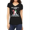 Have Yourself A Harry Little Christmas Women's V-Neck T-Shirt -Noel Outfits Store pmd.2526810117.72.25097363.s3.1 front black2 ffffff none x0y0 138 800x800 1