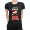 Santa Paws Merry Christmas Ladies Fitted T-Shirt -Noel Outfits Store pmd.2526811250.36.25097379.s3.1 front black2 ffffff none x2y0 150 800x800 1