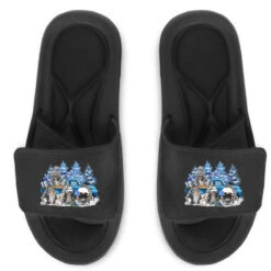 Merry Christmas Gnomies Slide Sandal