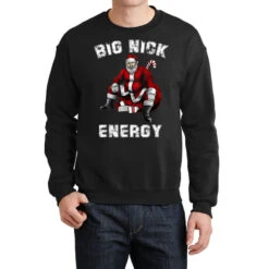 Big Nick Energy Santa Christmas Crewneck Sweatshirt