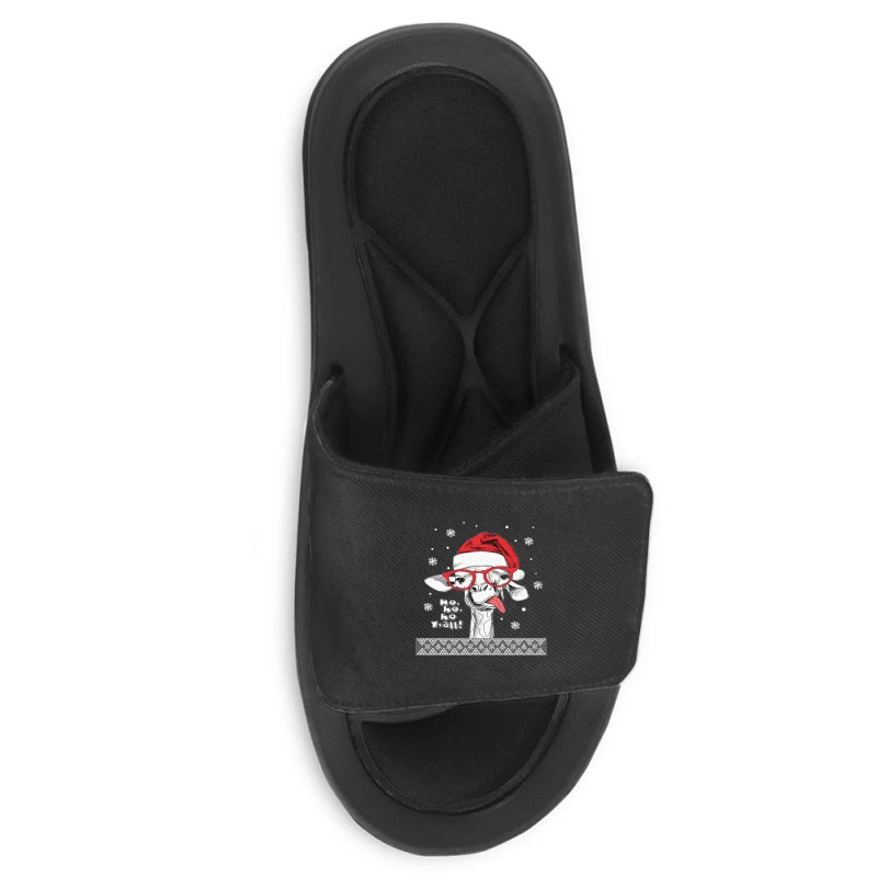 Ugly Christmas Llama Santa Xmas Llama Alpaca G Slide Sandal 5 Ugly Christmas Llama Santa Xmas Llama Alpaca G Slide Sandal - Image 3