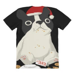 Santa English Bulldog Cookie Christmas Dog Lov All Over Women's T-shirt -Noel Outfits Store pmd.2527027726.108.25097650.s3.1 front customized1 111111 none x45ym12 294 800x800 1