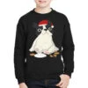 Santa English Bulldog Cookie Christmas Dog Lov Youth Sweatshirt -Noel Outfits Store pmd.2527027740.52.25097650.s3.1 front black2 ffffff none x2y0 165 800x800 1