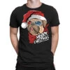 Santa Pug Christmas Merry Pugmas Dog Lover Xma T-Shirt