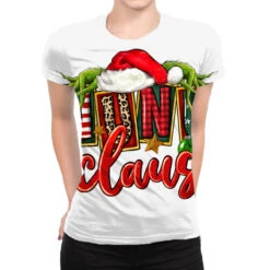 Christmas Nunu Claus All Over Women's T-shirt