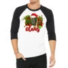 Christmas Maw Claus 3/4 Sleeve Shirt -Noel Outfits Store pmd.2527040908.33.25093830.s3.1 front white and black2 ffffff none x0y0 150 800x800 1