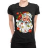 Santa With Little Christmas Ladies Fitted T-Shirt -Noel Outfits Store pmd.2527041297.36.25097022.s3.1 front black2 ffffff none x0y0 154 800x800 1
