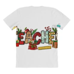 Christmas Teacher All Over Women's T-shirt -Noel Outfits Store pmd.2527056008.108.25102070.s3.1 front customized1 f5f5f5 none x45y99 294 800x800 1