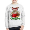 Sweet Christmas Youth Sweatshirt -Noel Outfits Store pmd.2527073676.52.25102080.s3.1 front white2 ffffff none x2.5y0 164 800x800 1