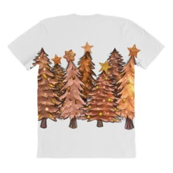 Melanin Christmas Trees With Lights All Over Women's T-shirt -Noel Outfits Store pmd.2527095355.108.25068713.s3.1 front customized1 f5f5f5 none x45y69 294 800x800 1