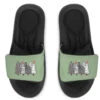 Black And White Christmas Trees With Lights Slide Sandal