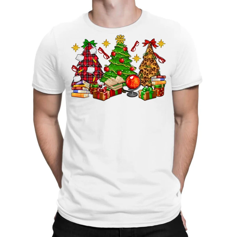 Teacher Christmas Trees T-Shirt 3 Teacher Christmas Trees T-Shirt