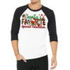 Santa's Favorite Special Education Christmas 3/4 Sleeve Shirt -Noel Outfits Store pmd.2527100657.33.25102134.s3.1 front white and black2 ffffff none x0y0 150 800x800 1