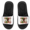 Afro Messy Bun Christmas Slide Sandal
