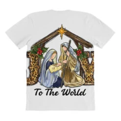 Joy To The World Baby Jesus Christmas All Over Women's T-shirt -Noel Outfits Store pmd.2527107578.108.25102460.s3.1 front customized1 f5f5f5 none x45y52.5 294 800x800 1