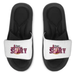Pink Christmas True Story Holy Family Slide Sandal