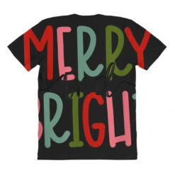 Merry And Bright Christmas All Over Women's T-shirt -Noel Outfits Store pmd.2527170130.108.25103356.s3.1 front customized1 111111 none x45y29.5 294 800x800 1
